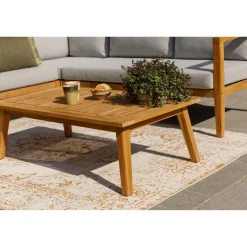 Outlet WOOOD Lucca loungeset tuin teak incl. kussens