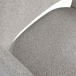 Hot WOOOD Lyric eetkamerstoel met wielen greige