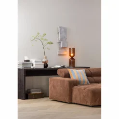 WOOOD Maan sidetable MDF donkerbruin