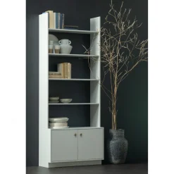 Clearance WOOOD Madu boekenkast grenen wolkengrijs