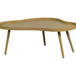 Clearance WOOOD Mae bijzettafel organisch langwerpig hout alpaca