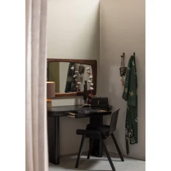 Best WOOOD Mael bureau/sidetable fineer zwart