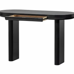 Best WOOOD Mael bureau/sidetable fineer zwart