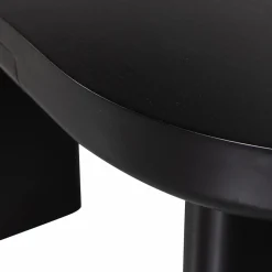 Best WOOOD Mael bureau/sidetable fineer zwart