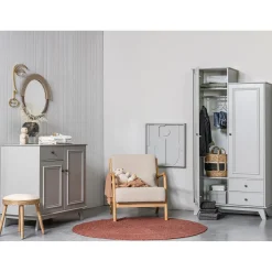 Online WOOOD Mark fauteuil geweven stof Naturel