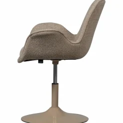 Discount WOOOD Marten in hoogte verstelbare eetkamerstoel zand