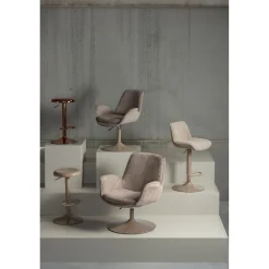 Best WOOOD Marten in hoogte verstelbare fauteuil Zand