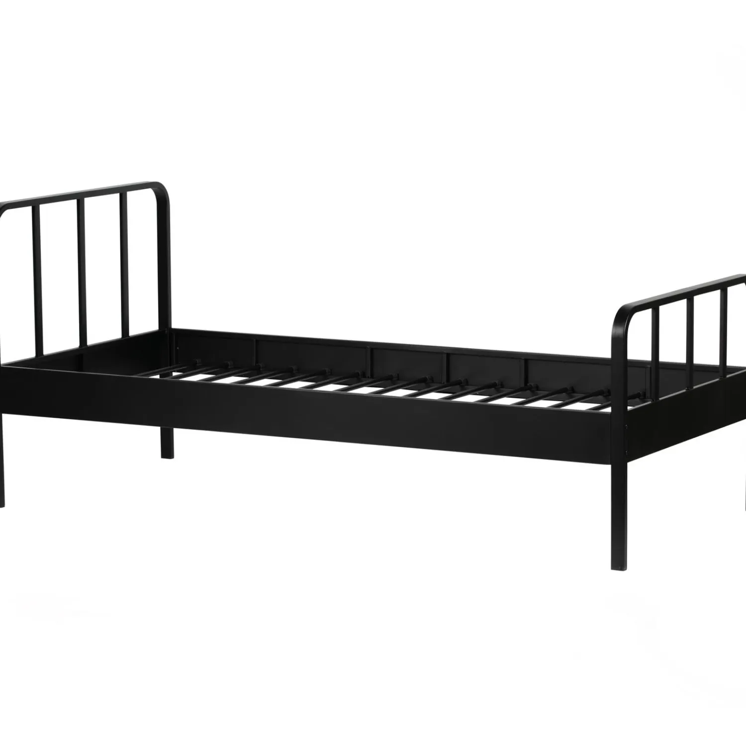 Best WOOOD Mees bed metaal zwart 90x200 cm