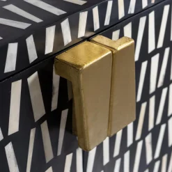 Discount WOOOD Menne opbergkast zwart/wit