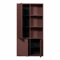 Sale WOOOD Merel opbergkast grenen rood Bordeaux