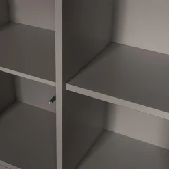 WOOOD Merel opbergkast grenen warmgrijs Warm grijs