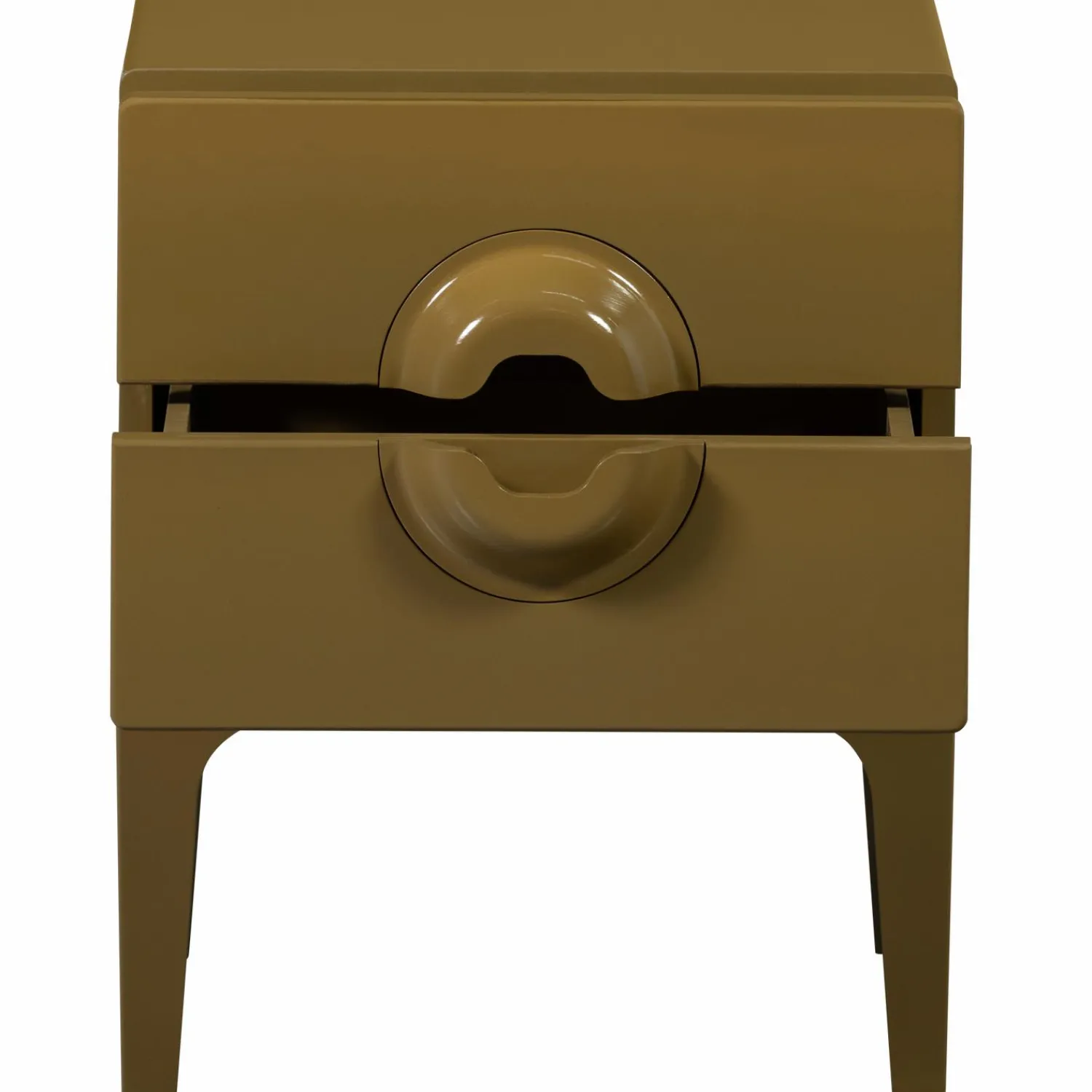 Sale WOOOD Merge ladekast/nachtkastje 2 lades hout honinggeel