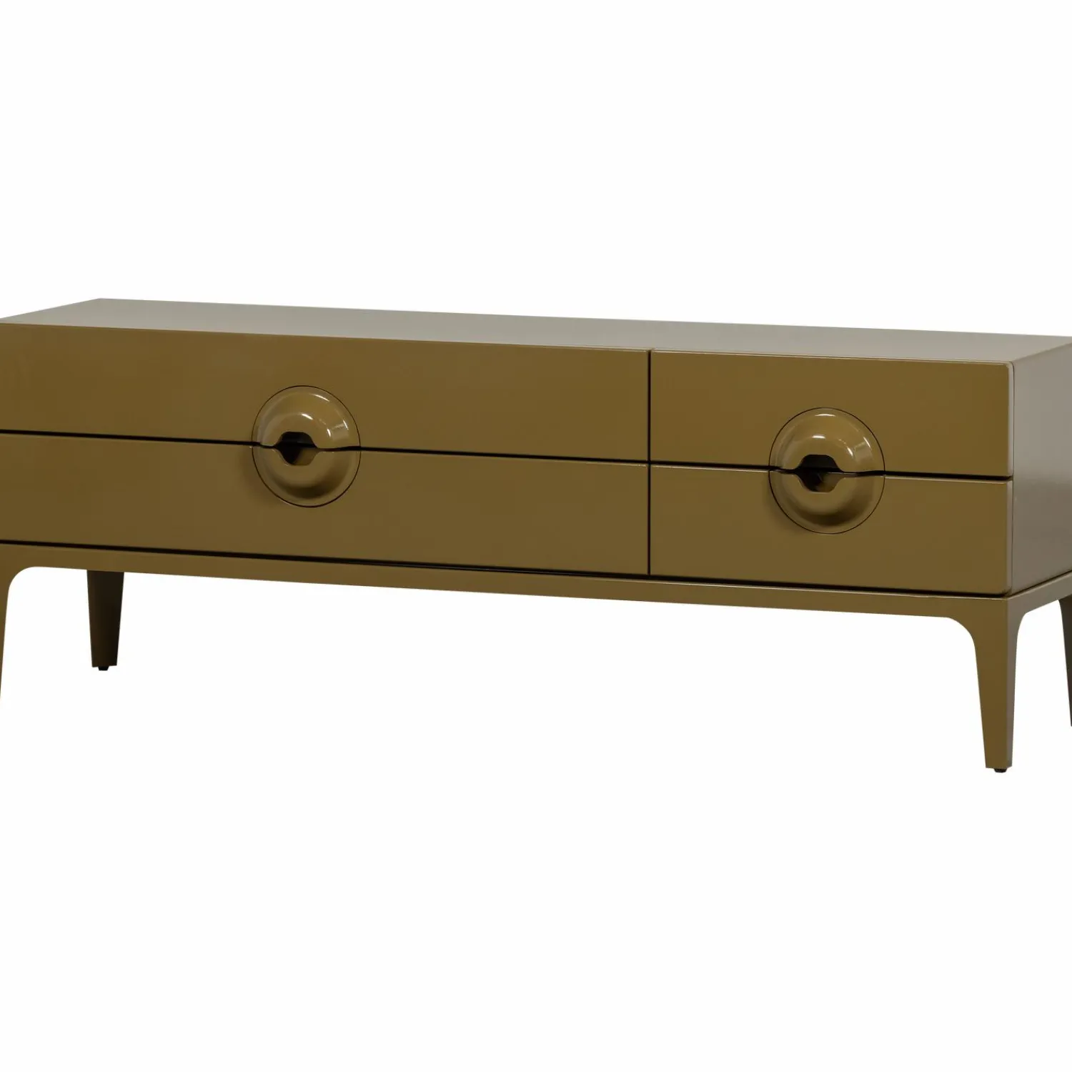 Outlet WOOOD Merge tv meubel hout Honinggeel