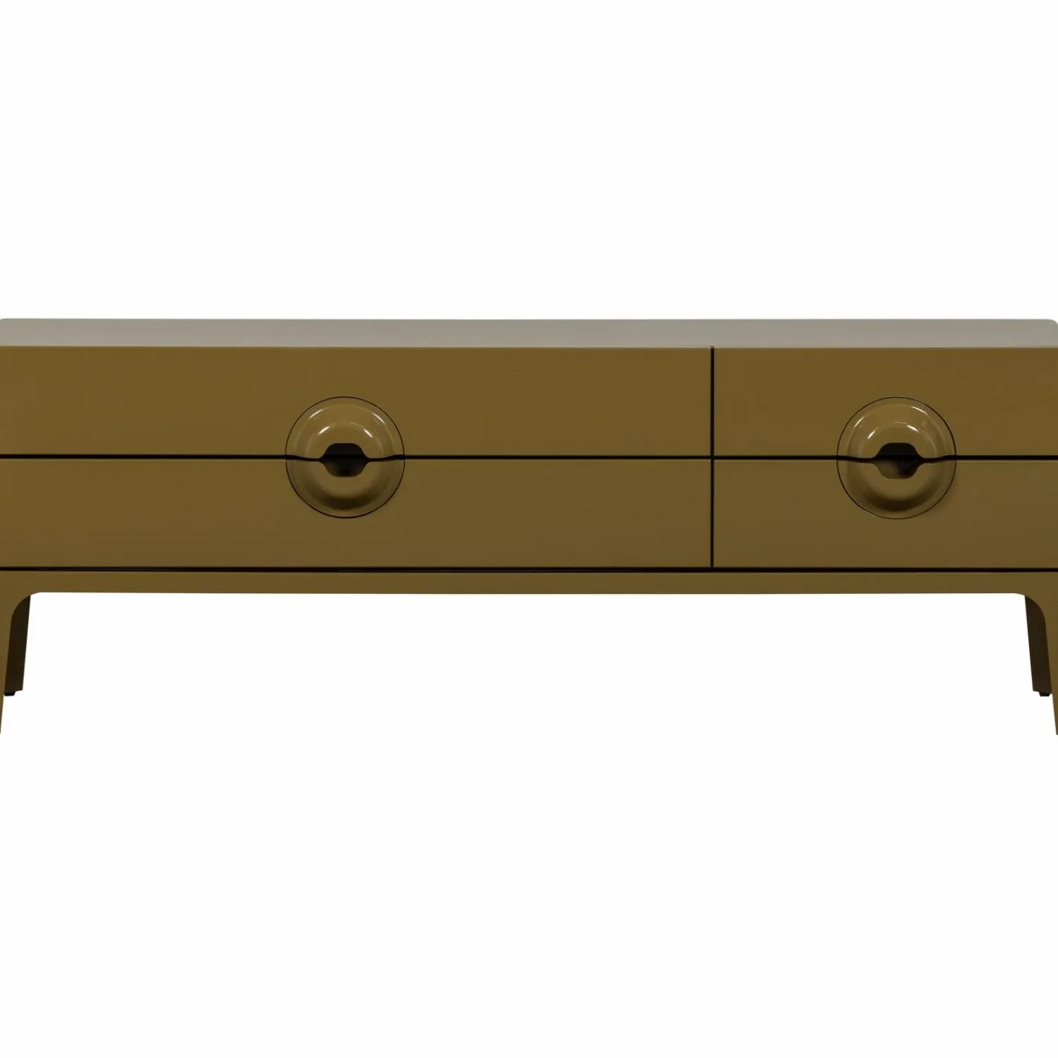 Outlet WOOOD Merge tv meubel hout Honinggeel