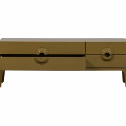 Outlet WOOOD Merge tv meubel hout Honinggeel