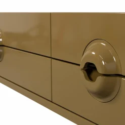 Outlet WOOOD Merge tv meubel hout Honinggeel