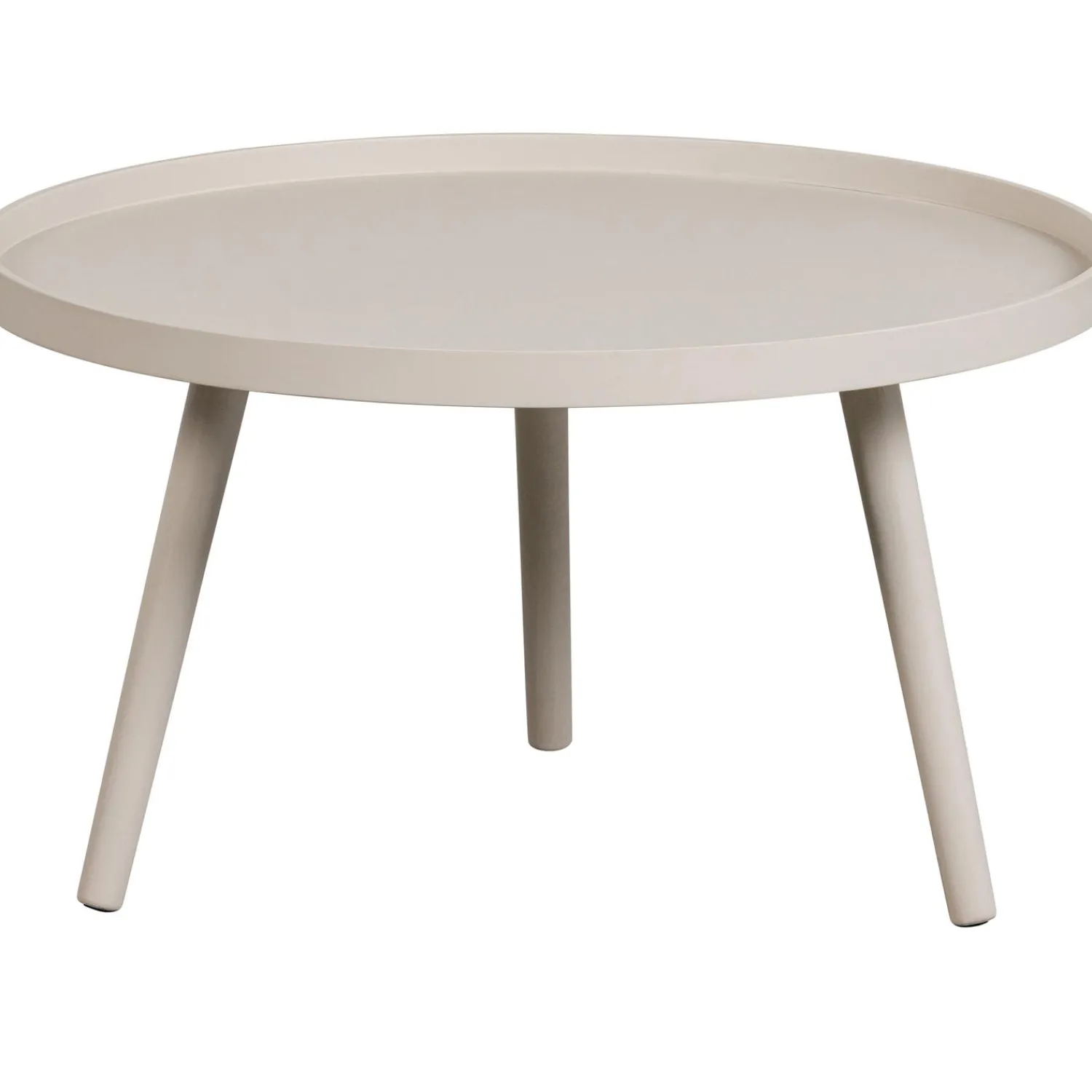 Outlet WOOOD Mesa bijzettafel L hout 34 x ø60 Zand