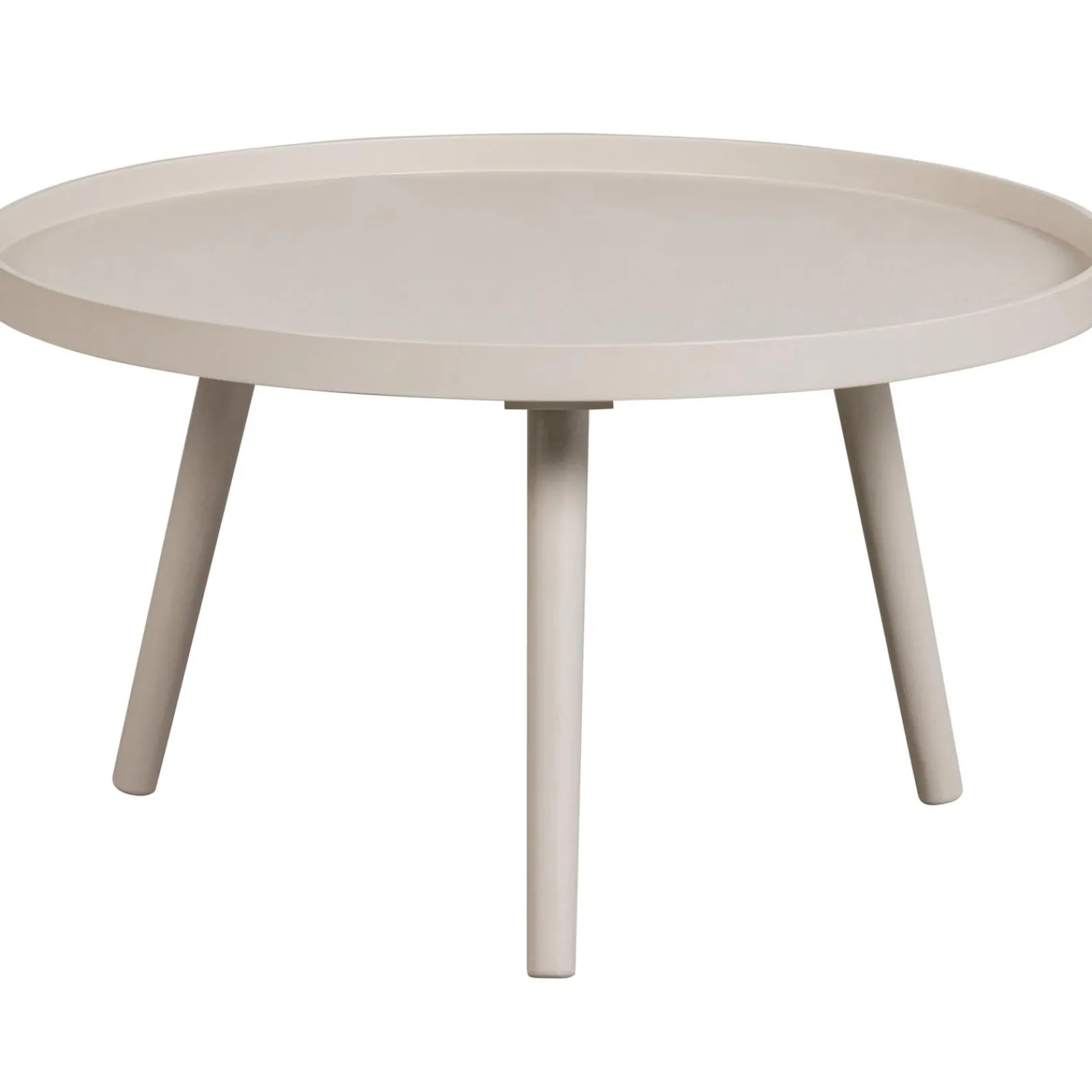 Outlet WOOOD Mesa bijzettafel L hout 34 x ø60 Zand