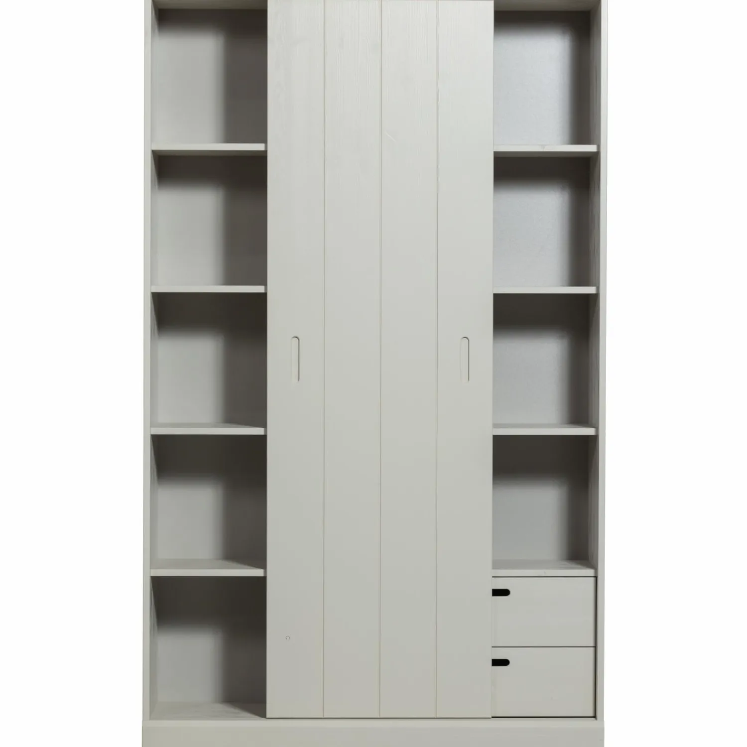 Clearance WOOOD Mila schuifdeurkast grenen dust