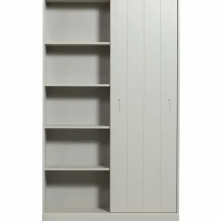 Clearance WOOOD Mila schuifdeurkast grenen dust