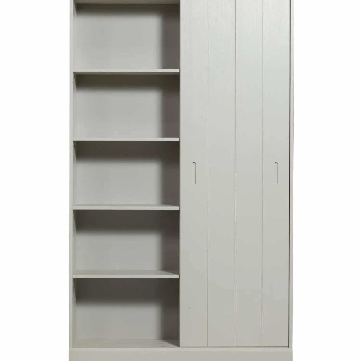 Clearance WOOOD Mila schuifdeurkast grenen dust