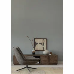 Hot WOOOD Milaro draaifauteuil melange Bruin