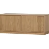 Sale WOOOD Modulair onderkast 110 cm eiken naturel mat