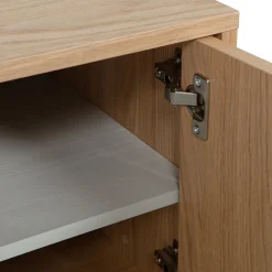 Sale WOOOD Modulair onderkast 110 cm eiken naturel mat