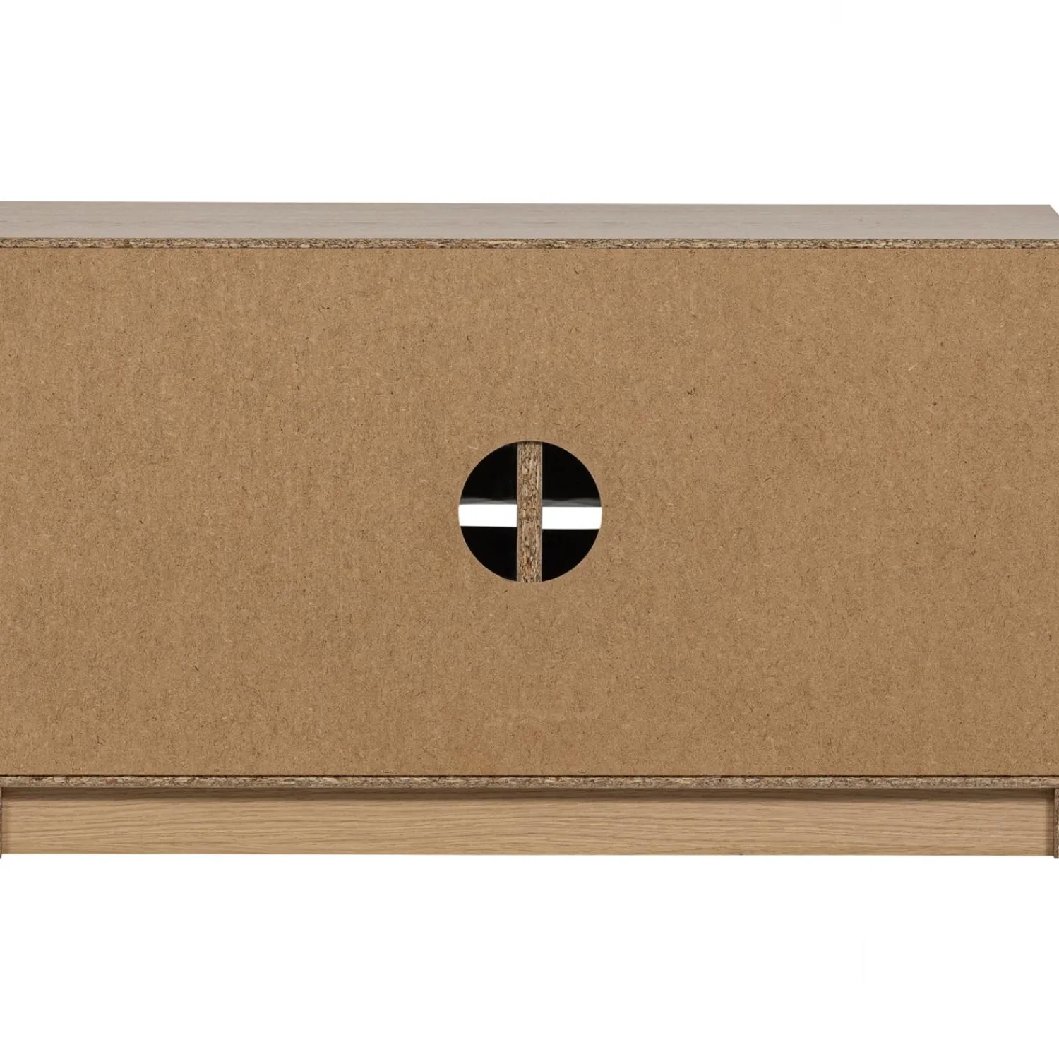 Online WOOOD Modulair onderkast 77 cm eiken naturel mat