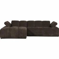 WOOOD Mojo chaise longue bank links ribstof Bruin
