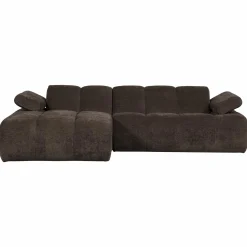 WOOOD Mojo chaise longue bank links ribstof Bruin