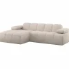 Discount WOOOD Mojo chaise longue bank links ribstof ecru