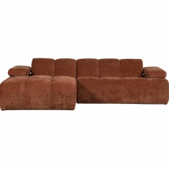Best WOOOD Mojo chaise longue bank links ribstof Roestbruin