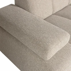 Hot WOOOD Mojo chaise longue bank rechts bouclé Beige melange