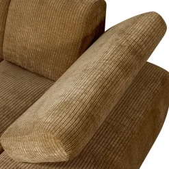 Best WOOOD Mojo chaise longue element rechts ribstof Honinggeel