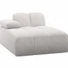 Sale WOOOD Mojo chaise longue element links bouclé ecru melange