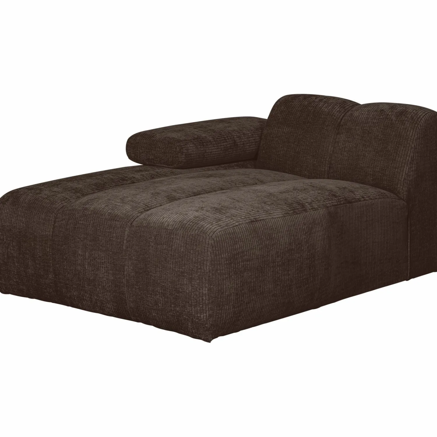Sale WOOOD Mojo chaise longue element links ribstof Bruin