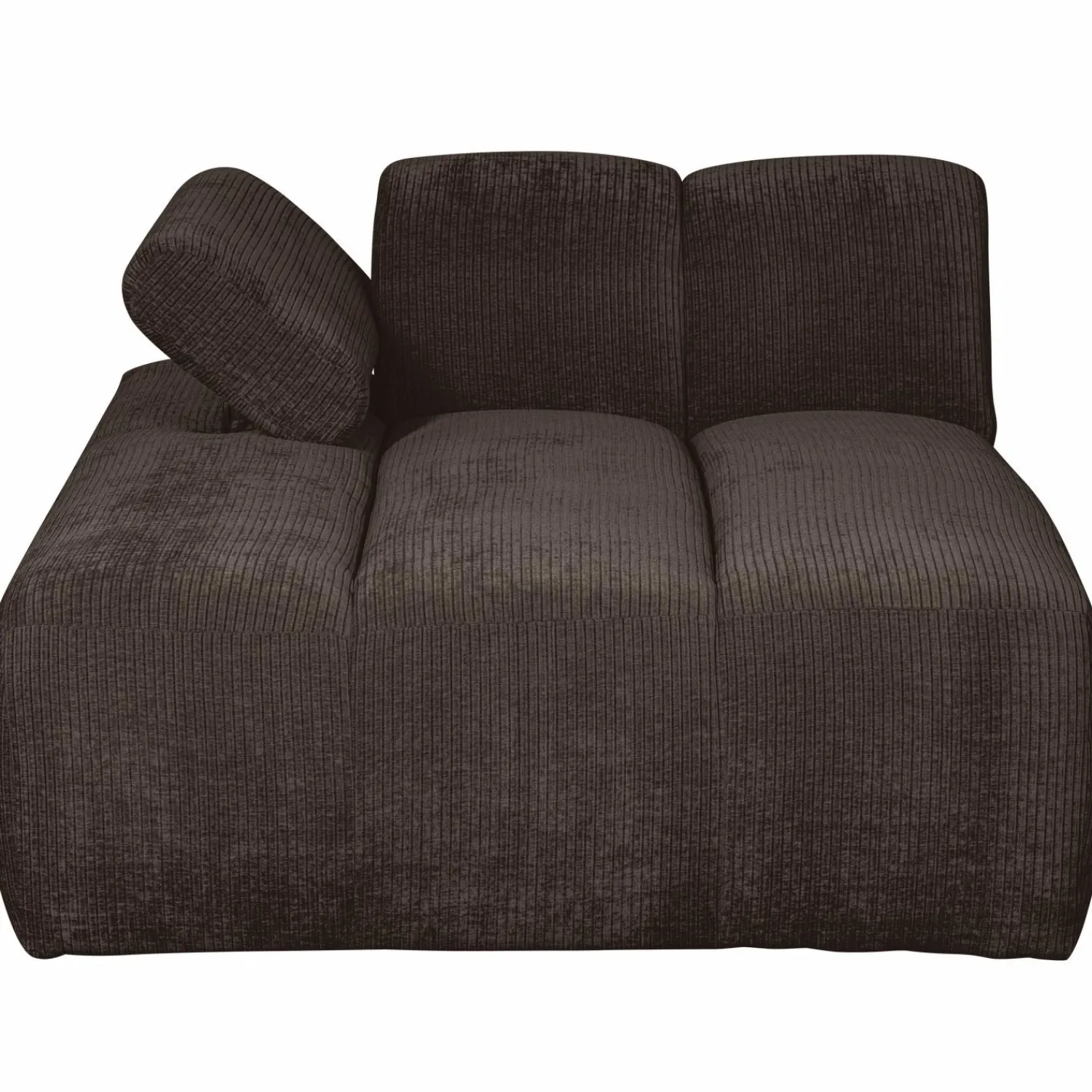 Sale WOOOD Mojo chaise longue element links ribstof Bruin