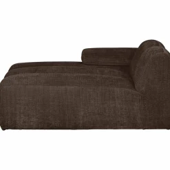 Sale WOOOD Mojo chaise longue element links ribstof Bruin