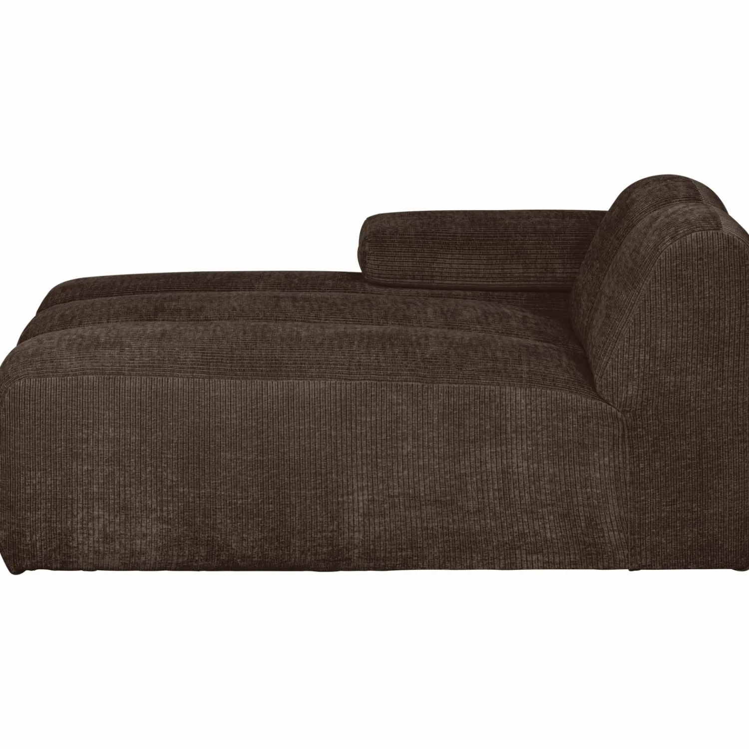 Sale WOOOD Mojo chaise longue element links ribstof Bruin