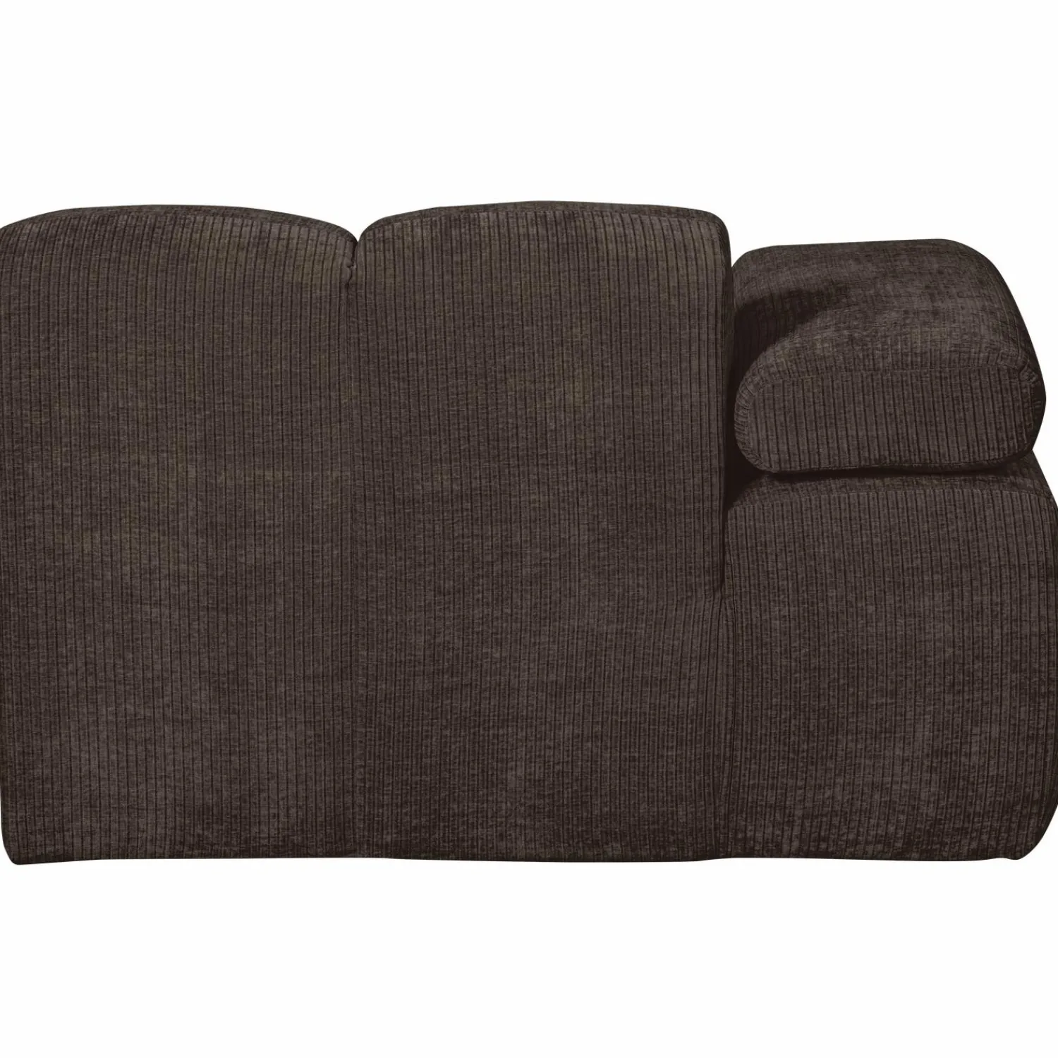 Sale WOOOD Mojo chaise longue element links ribstof Bruin