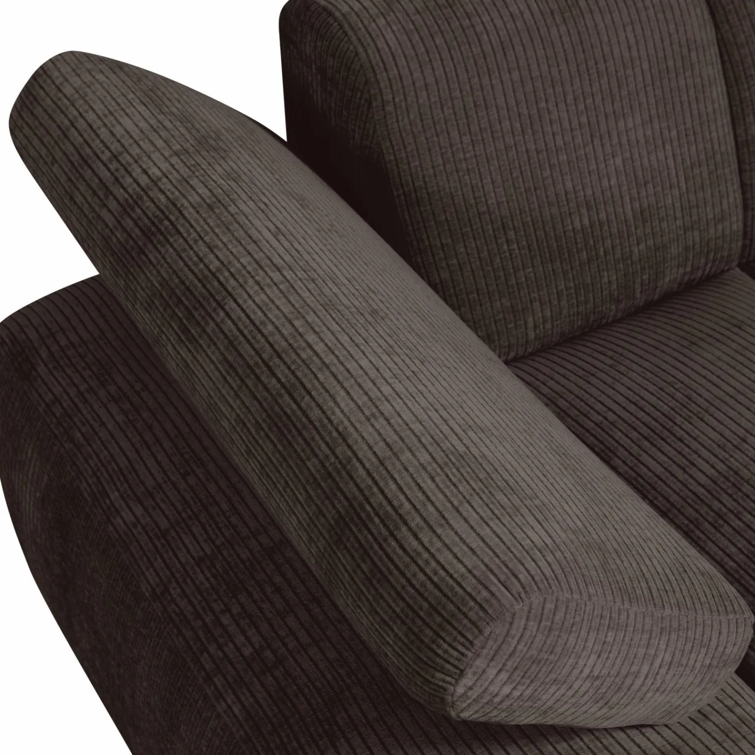 Sale WOOOD Mojo chaise longue element links ribstof Bruin