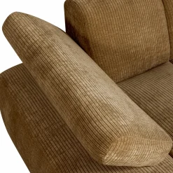 Hot WOOOD Mojo chaise longue element links ribstof Honinggeel