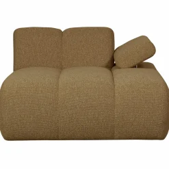 New WOOOD Mojo chaise longue element rechts bouclé Geel/bruin melange
