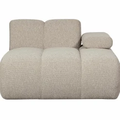 Hot WOOOD Mojo chaise longue element rechts bouclé Beige melange