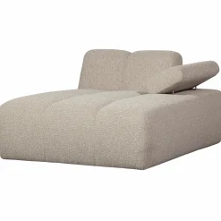 Hot WOOOD Mojo chaise longue element rechts bouclé Beige melange