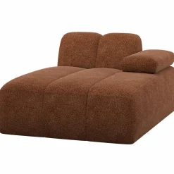 Discount WOOOD Mojo chaise longue element rechts wollig Roestbruin