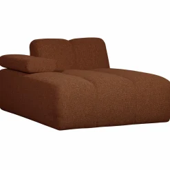 Online WOOOD Mojo chaise longue element links bouclé Roestbruin melange