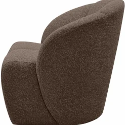Sale WOOOD Mojo draaifauteuil bouclé Bruin melange