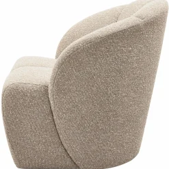 New WOOOD Mojo draaifauteuil bouclé Beige melange